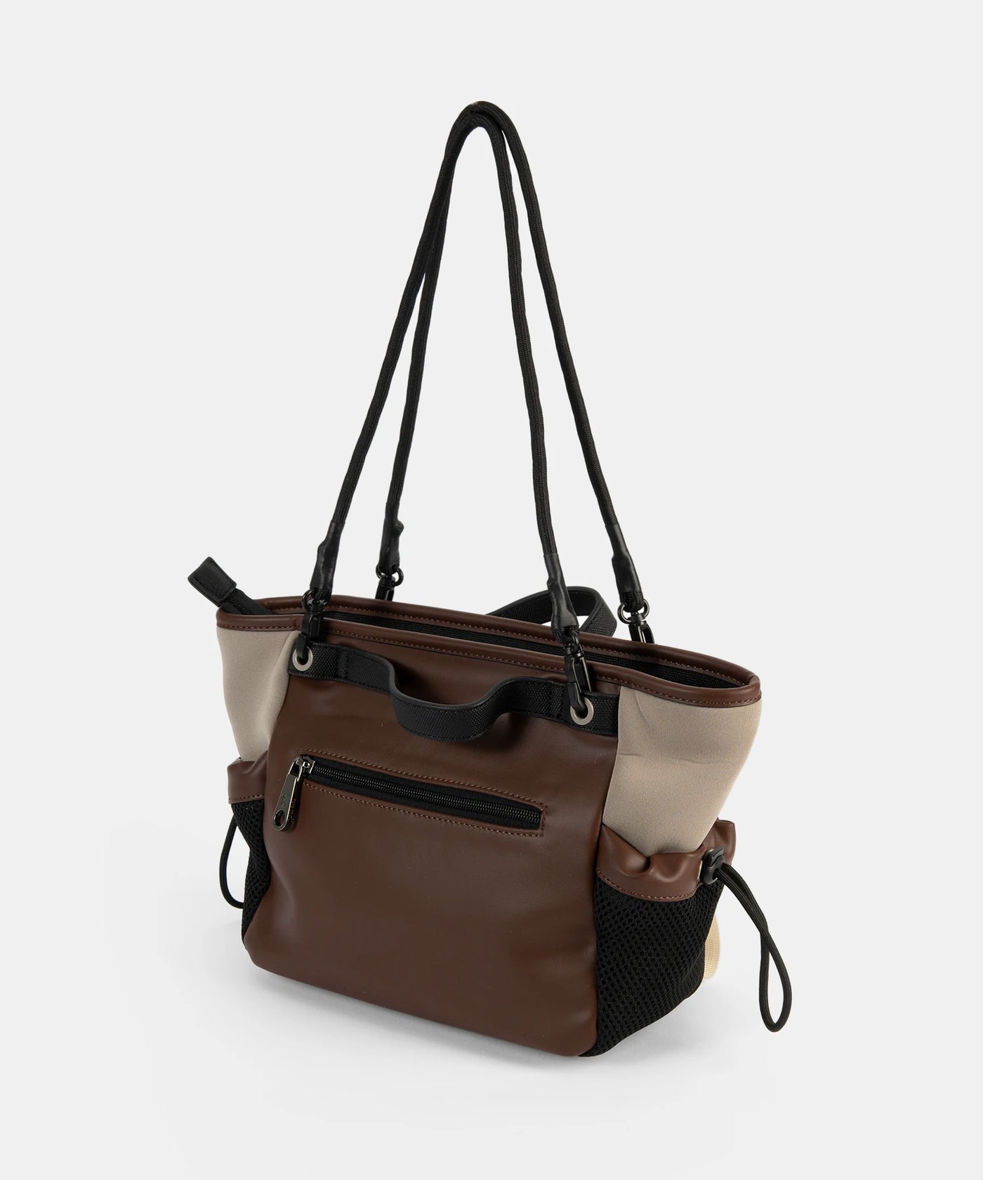 Bolso tote con Bandolera Pepe Moll Sarah Tri-Brown