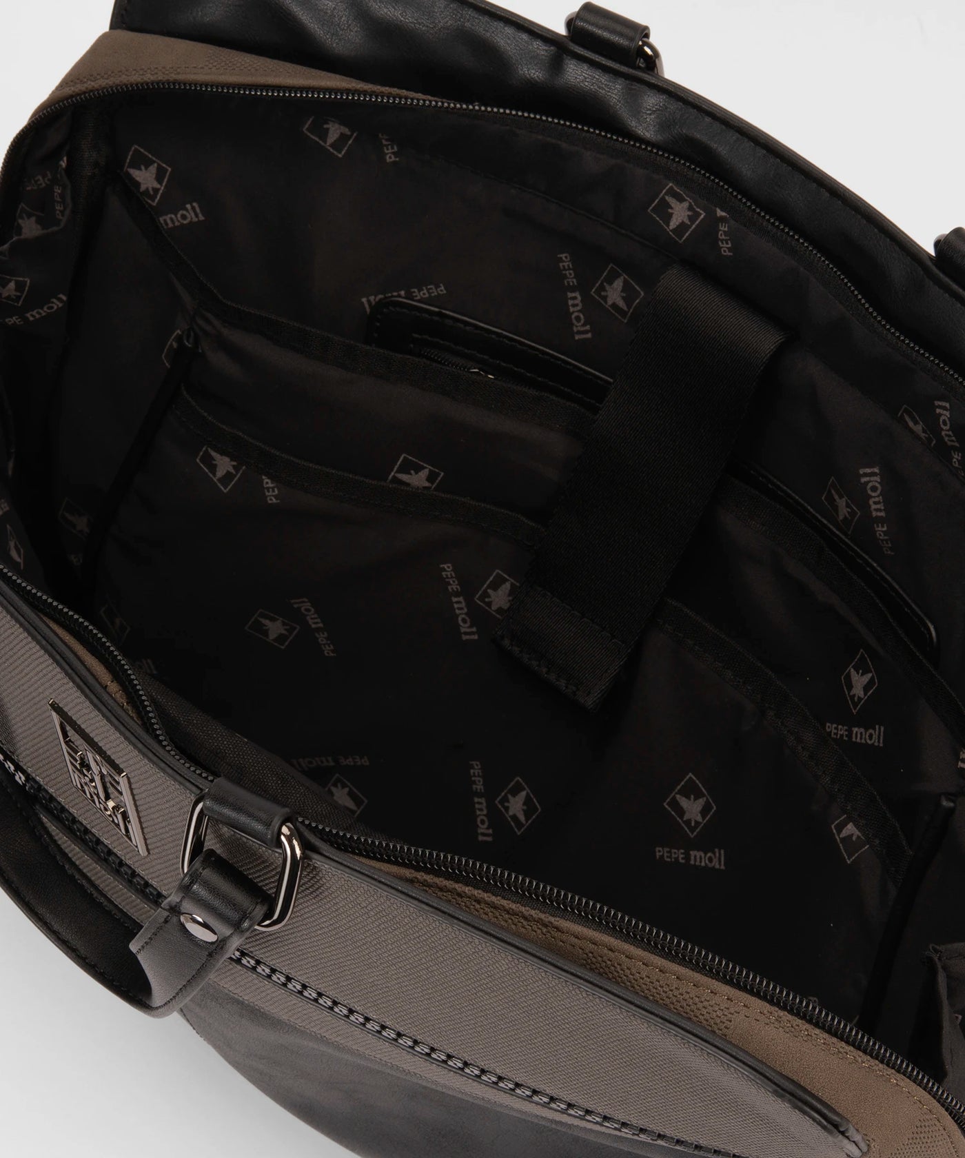 Bolso porta ordenador Pepe Moll Noelia Tri-Black