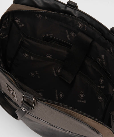 Bolso porta ordenador Pepe Moll Noelia Tri-Black