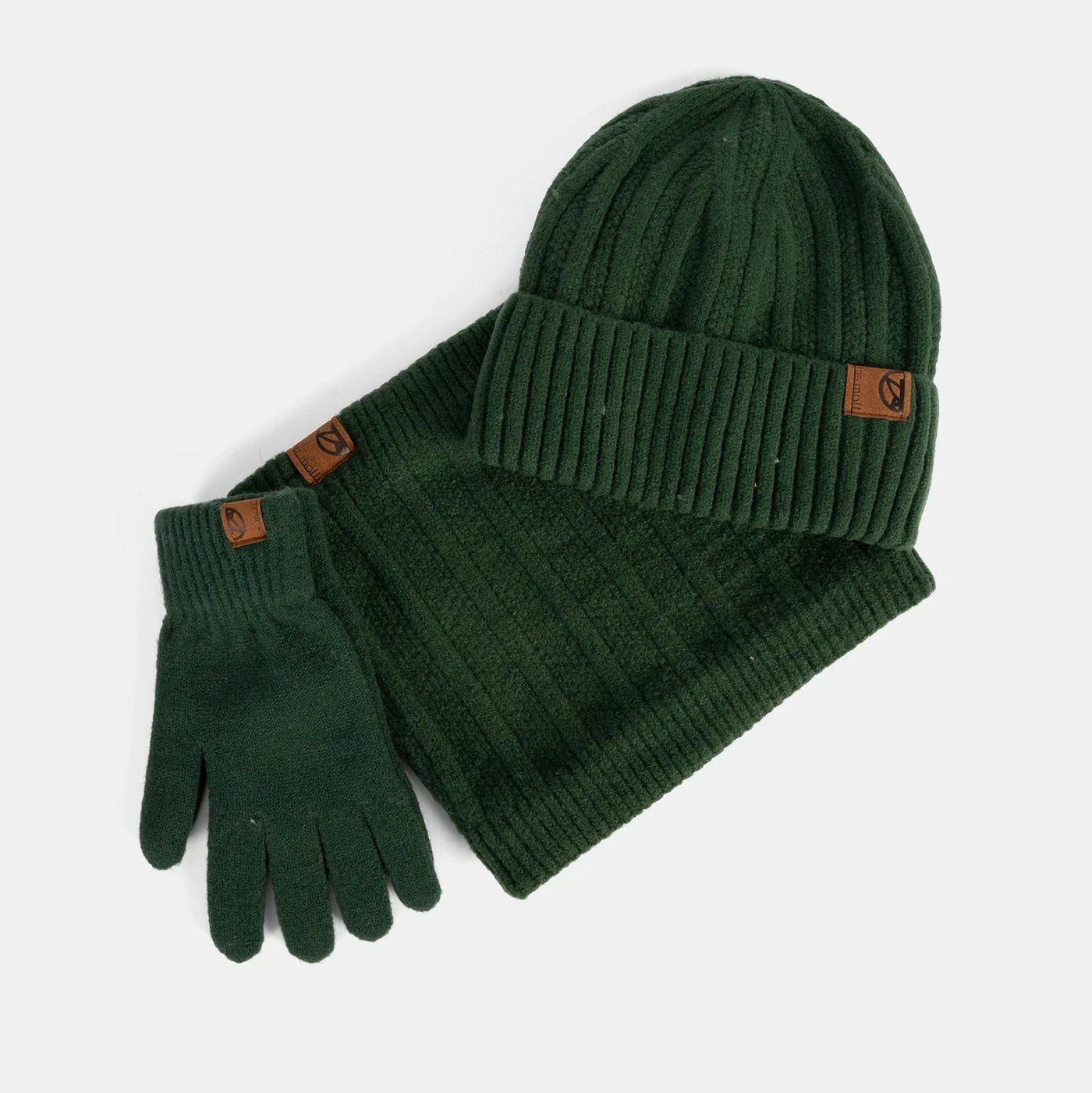 Pack Gorro, Guantes y Cuello Pepe Moll verde