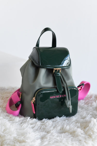 Mochila nylon charol AGATHA RUIZ DE LA PRADA Verde