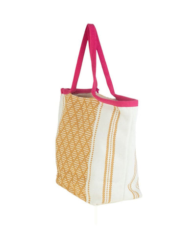 Bolso de Playa de algodón Kbas color Amarillo