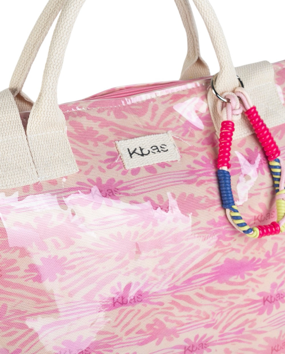 Bolso de Playa lona plastificada Kbas color Rosa