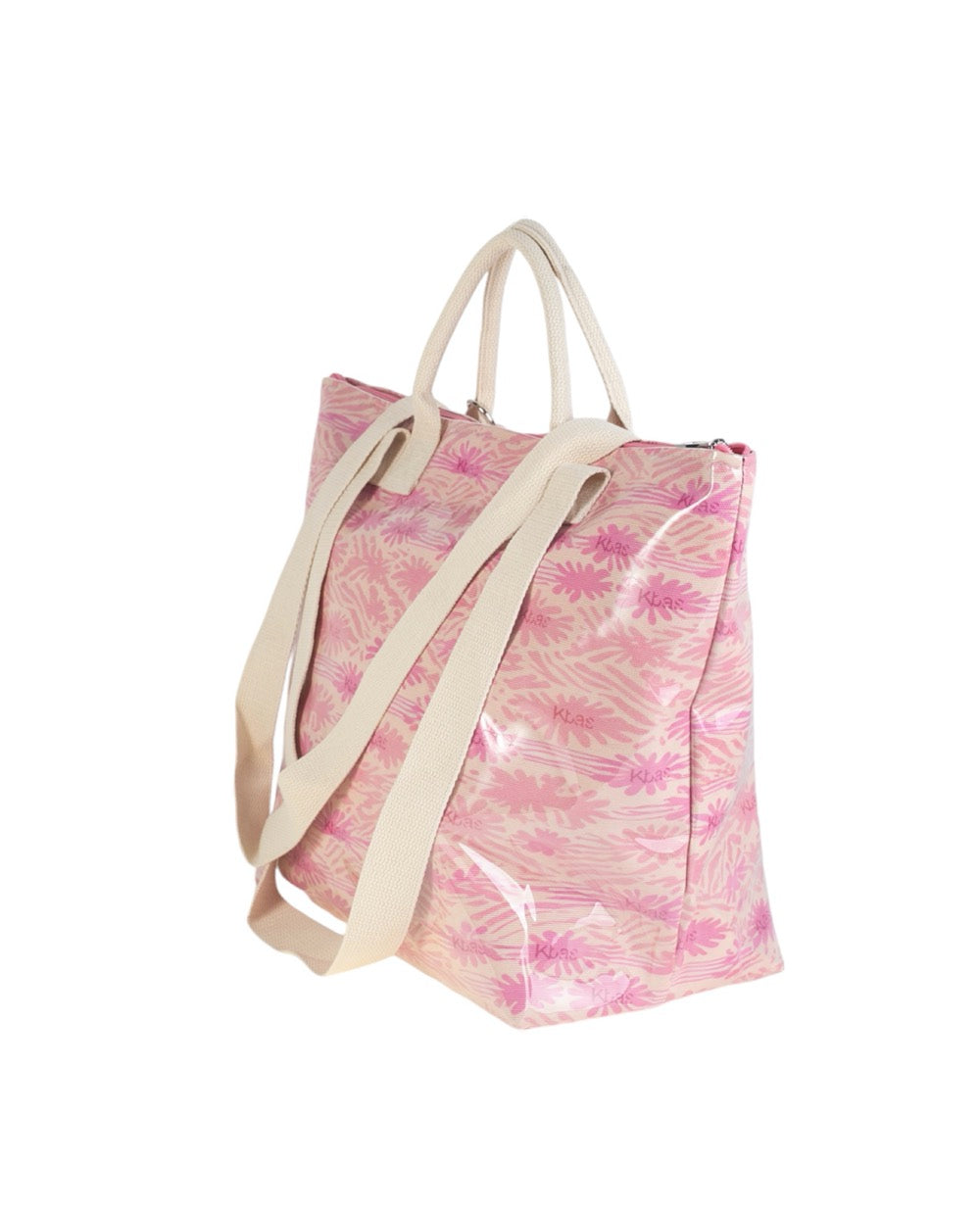 Bolso de Playa lona plastificada Kbas color Rosa