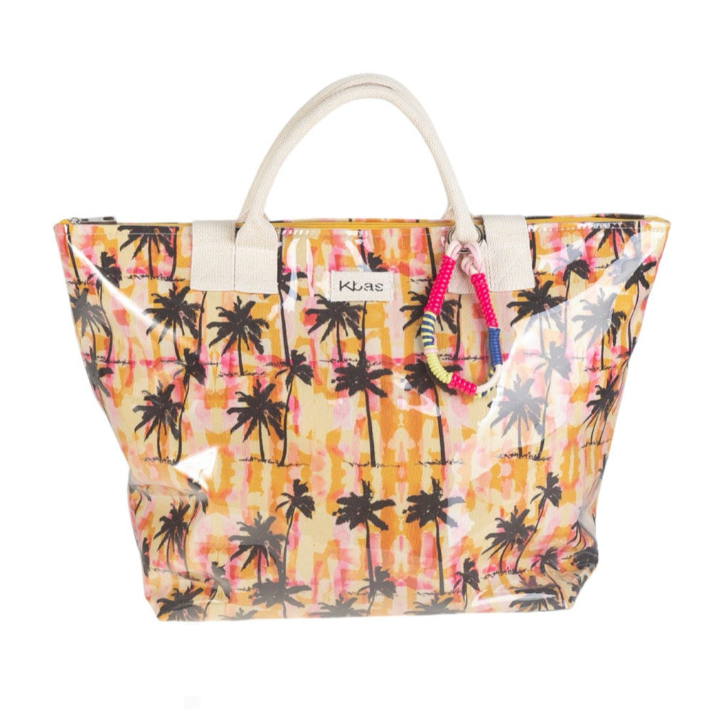 Bolso de Playa lona plastificada Kbas Palmeras