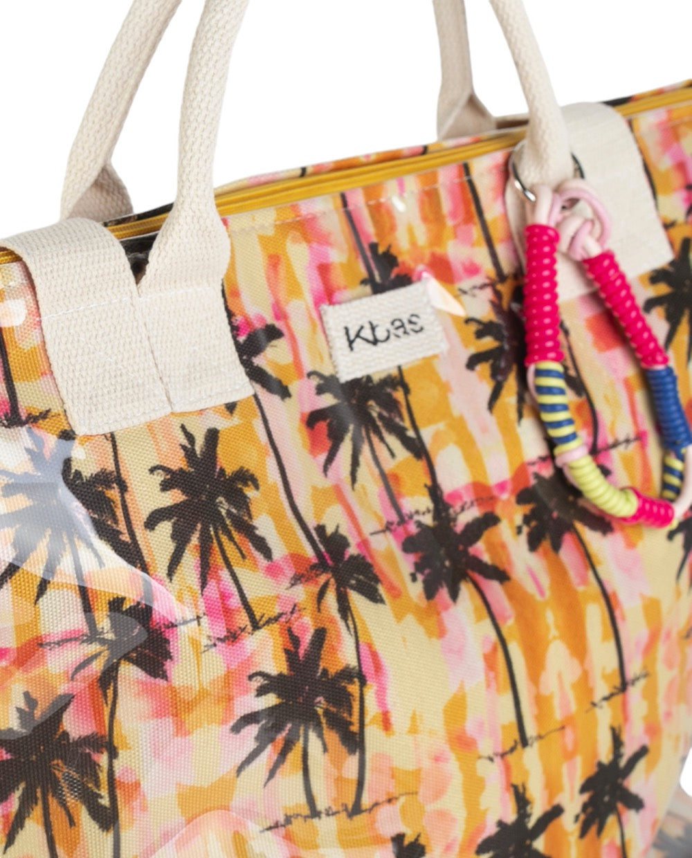 Bolso de Playa lona plastificada Kbas Palmeras