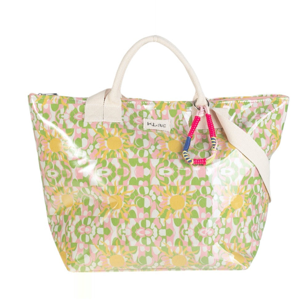 Bolso de Playa lona plastificada Kbas color Verde