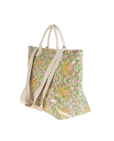 Bolso de Playa lona plastificada Kbas color Verde