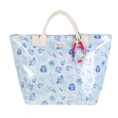 Bolso de Playa lona plastificada Kbas Mar azul
