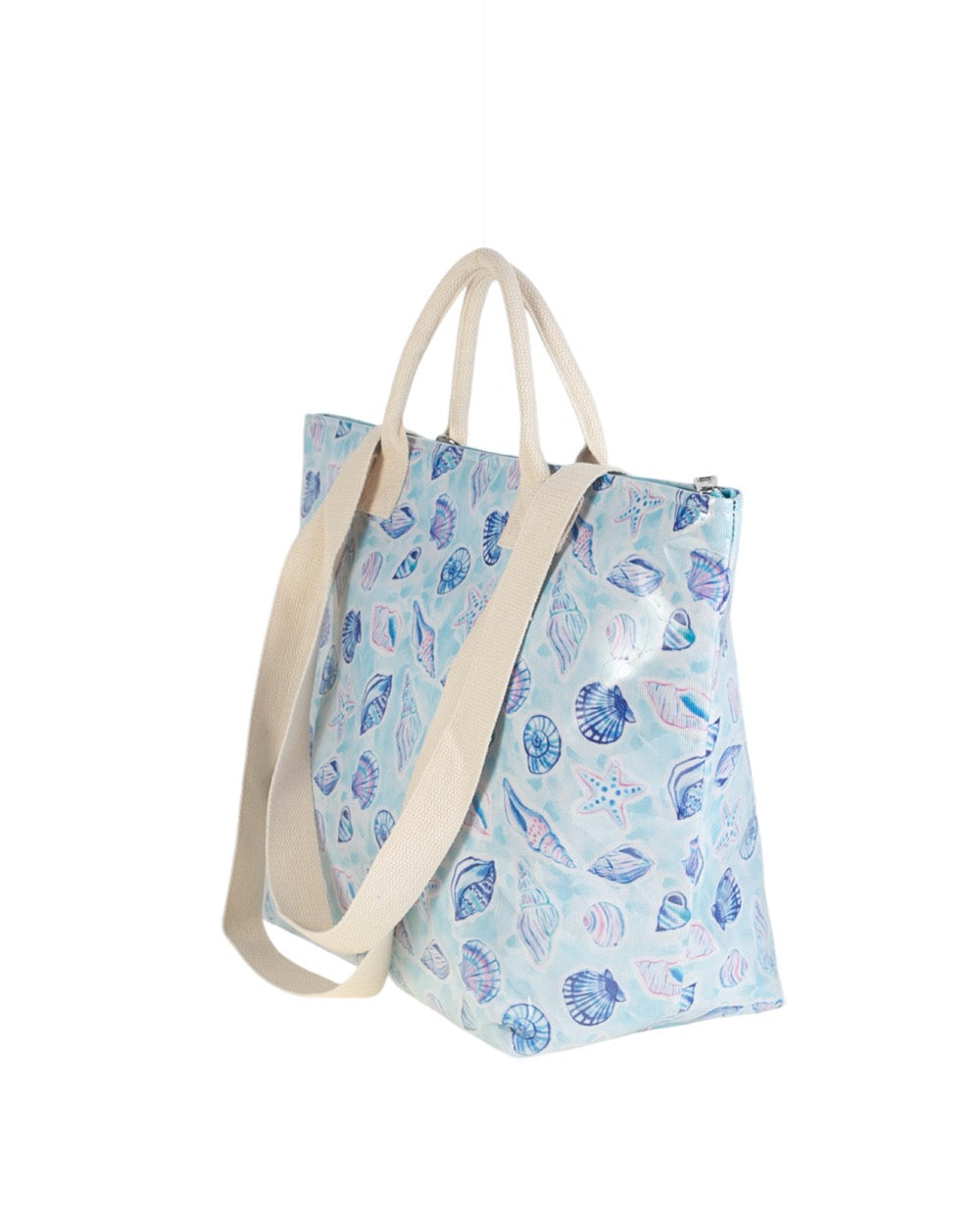 Bolso de Playa lona plastificada Kbas Mar azul