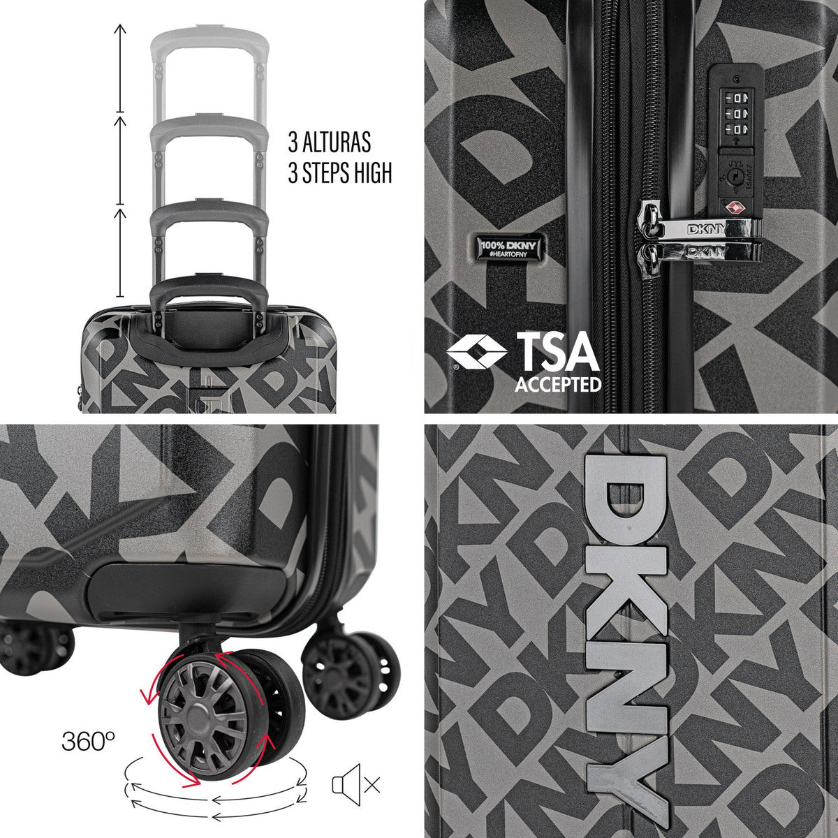 Maleta Cabina Step & Repeat DKNY - 3100 Step & Repeat