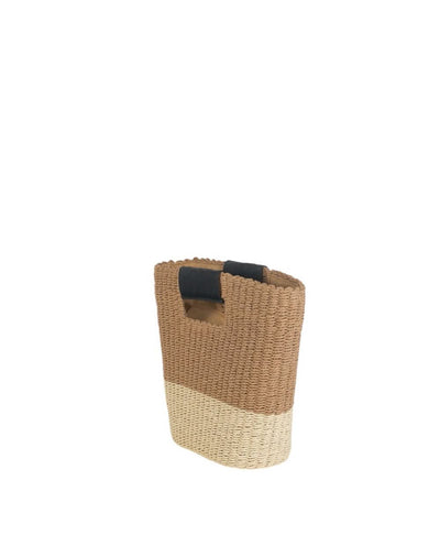 Bolso de Mano fibra natural Kbas Tostado