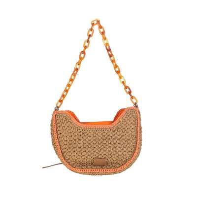 Bandolera fibra natural Doble asa Kbas Naranja