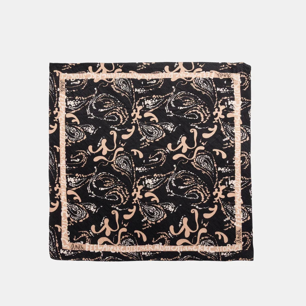 Pañuelo cuadrado plisado Anekke