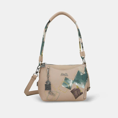 Bolso de hombro con Bandolera mediano Anekke Evolution Camel