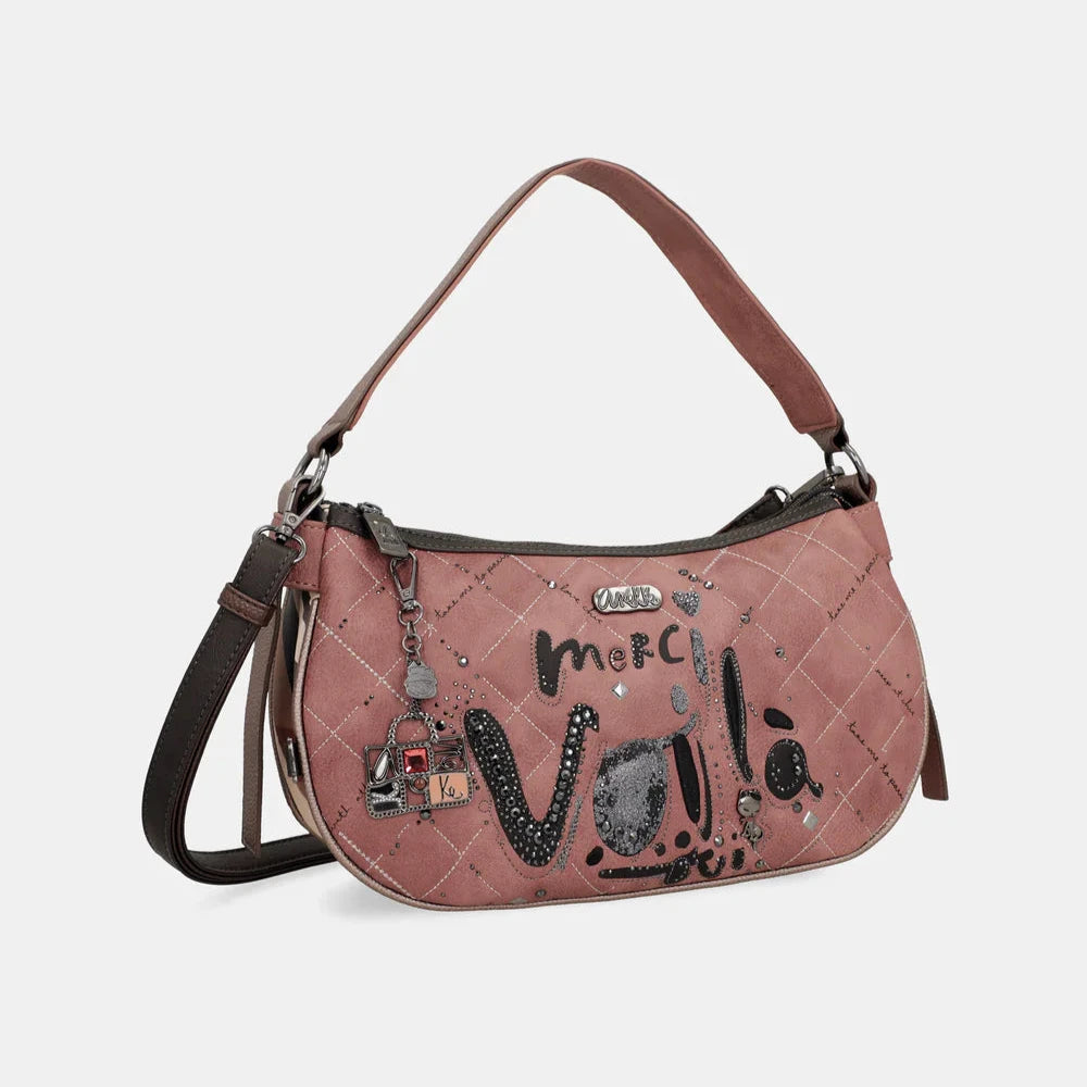 Bolso de hombro ovalado Anekke Parisian