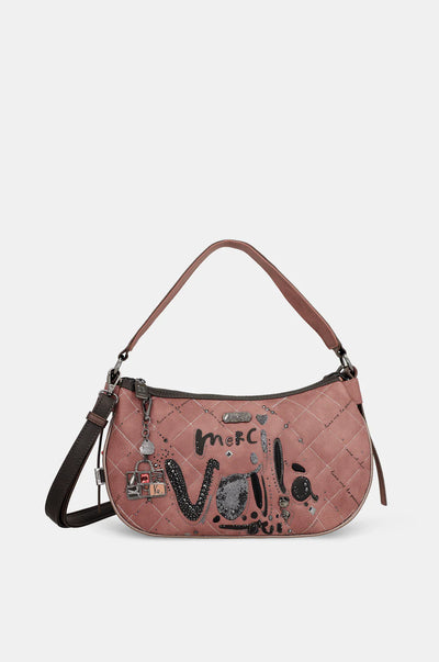 Bolso de hombro ovalado Anekke Parisian