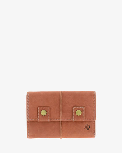 Billetero de Piel (14 X 9,5cm) monedero de clic Adapell Shima Picante