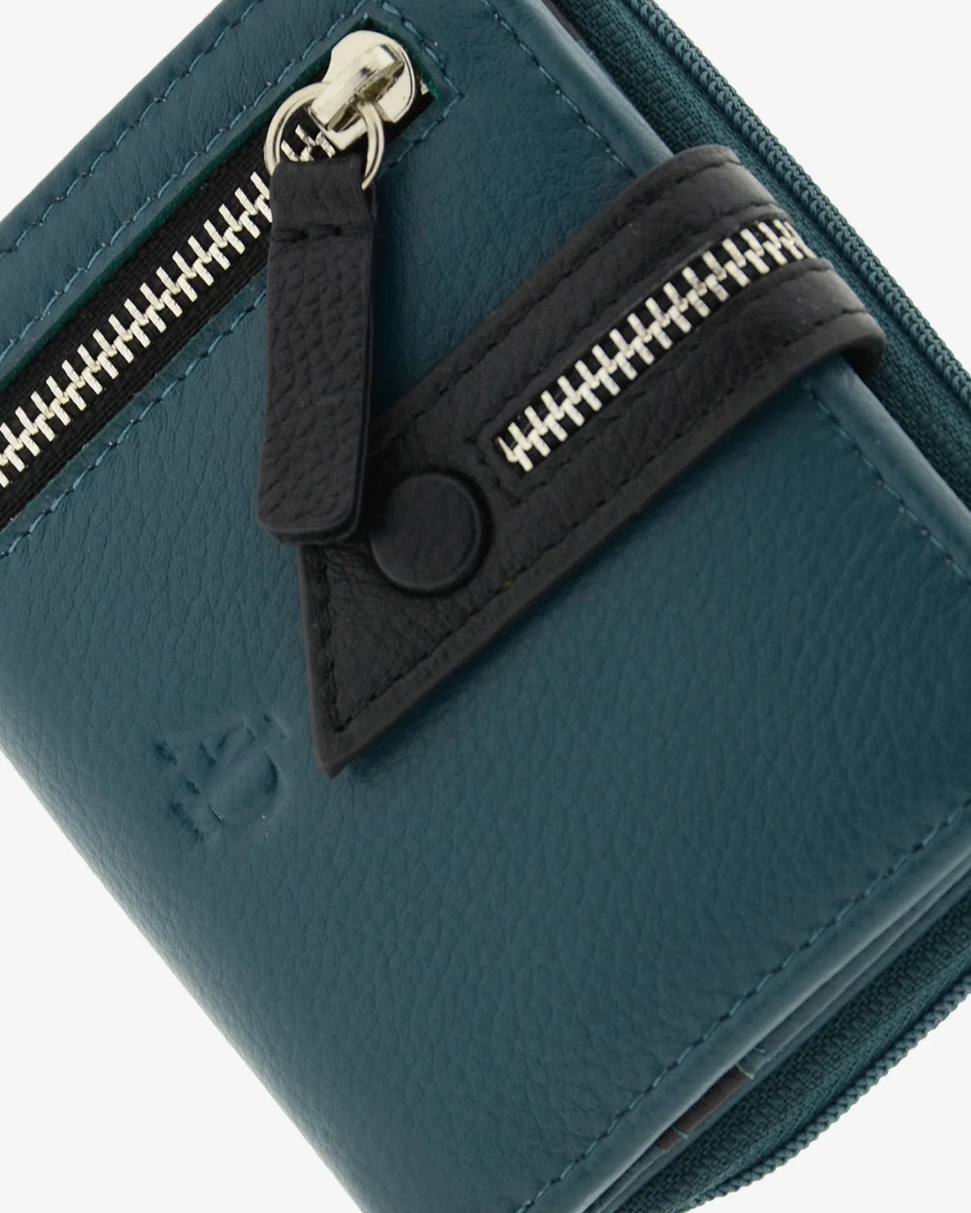 Billetero de Piel (10 X 9cm) monedero de cremallera Adapell Nayeli Storm