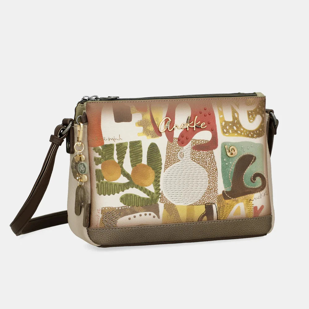 Bandolera estampada Anekke Amphora