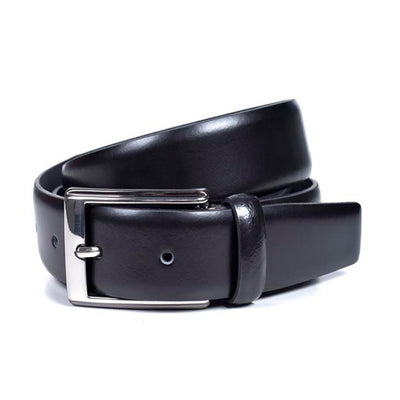 Cinturón en Piel lisa de Vacuno Miguel Bellido Modelo 125 Negro