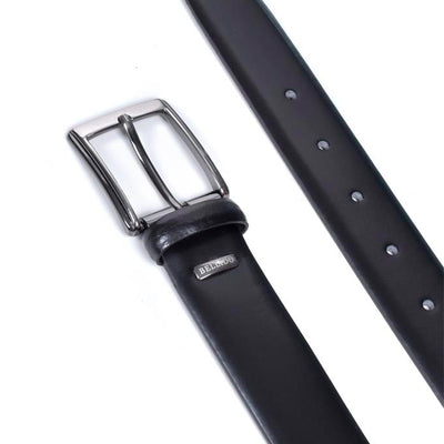 Cinturón en Piel lisa de Vacuno Miguel Bellido Modelo 125 Negro