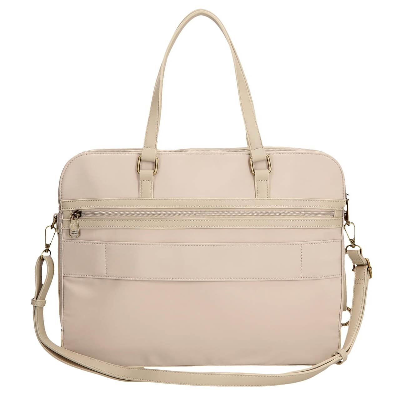 Bolso Maletin porta ordenador 15,6" Pepe Jeans Morgan Beige