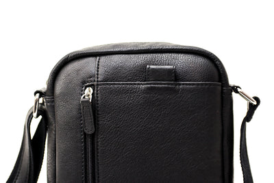 Bolso Hombre Rosme 19 x 22 cm (Piel Vacuno) Color Negro