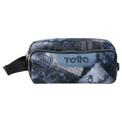 Estuche escolar eco-friendly tres compartimentos Totto Agapec - Film