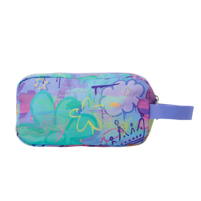 Estuche escolar eco-friendly tres compartimentos Totto Agapec - Grafily