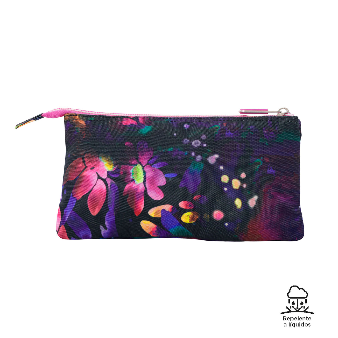 Estuche escolar eco-friendly tres compartimentos Totto Tablero - Flower Galaxy