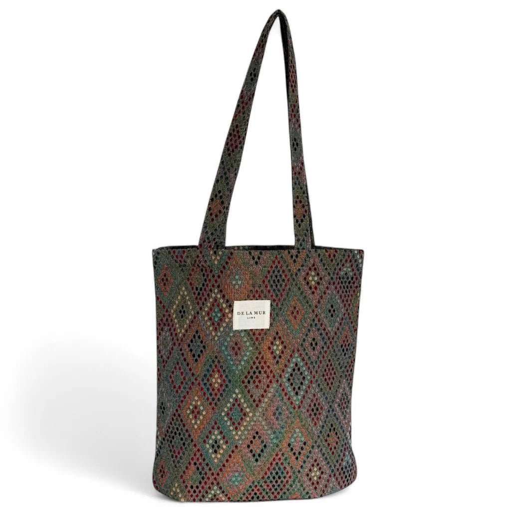 Bolsa Tote de tela Pequeña DeLaMurLine Canela