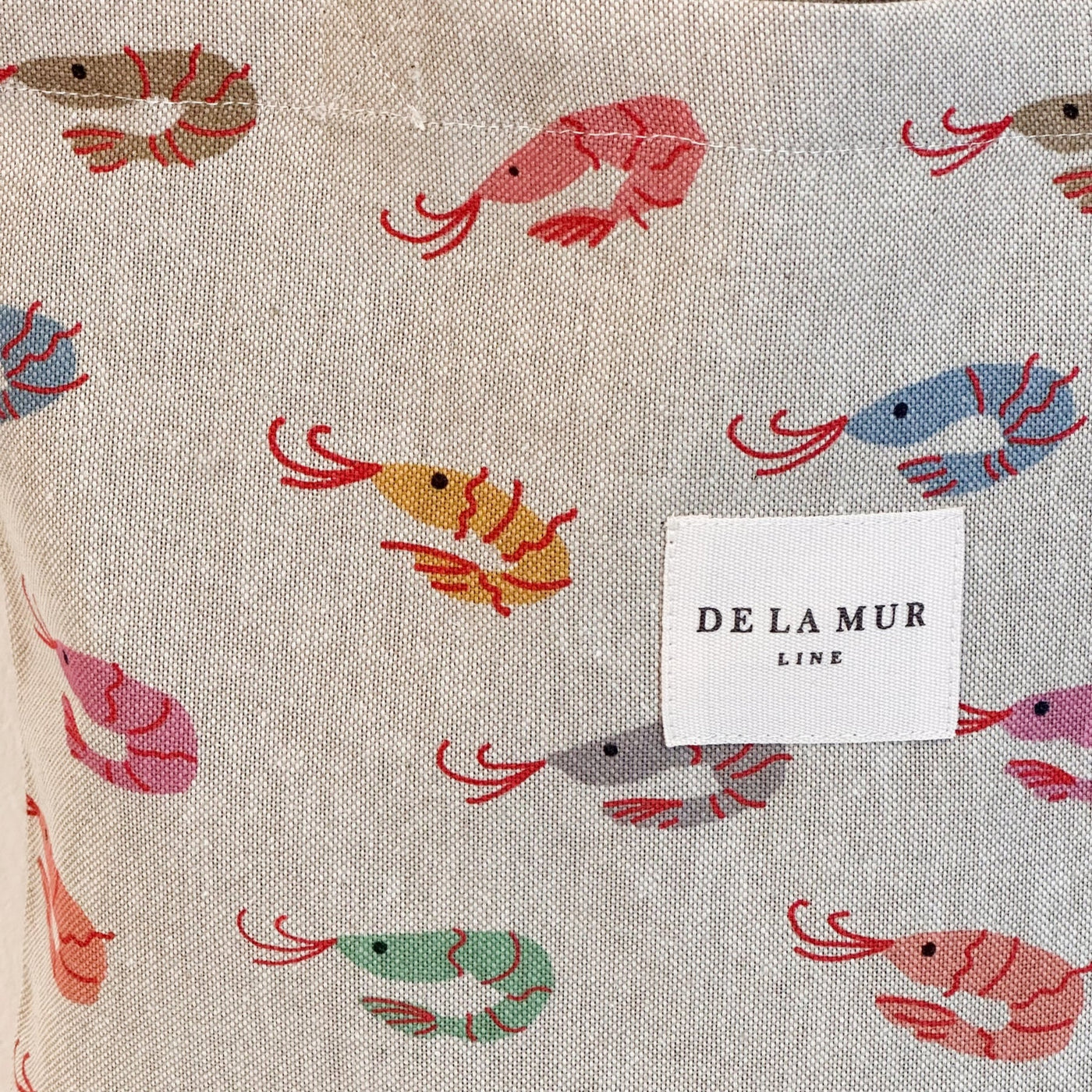 Bolsa Tote de tela Pequeña DeLaMurLine Gamba