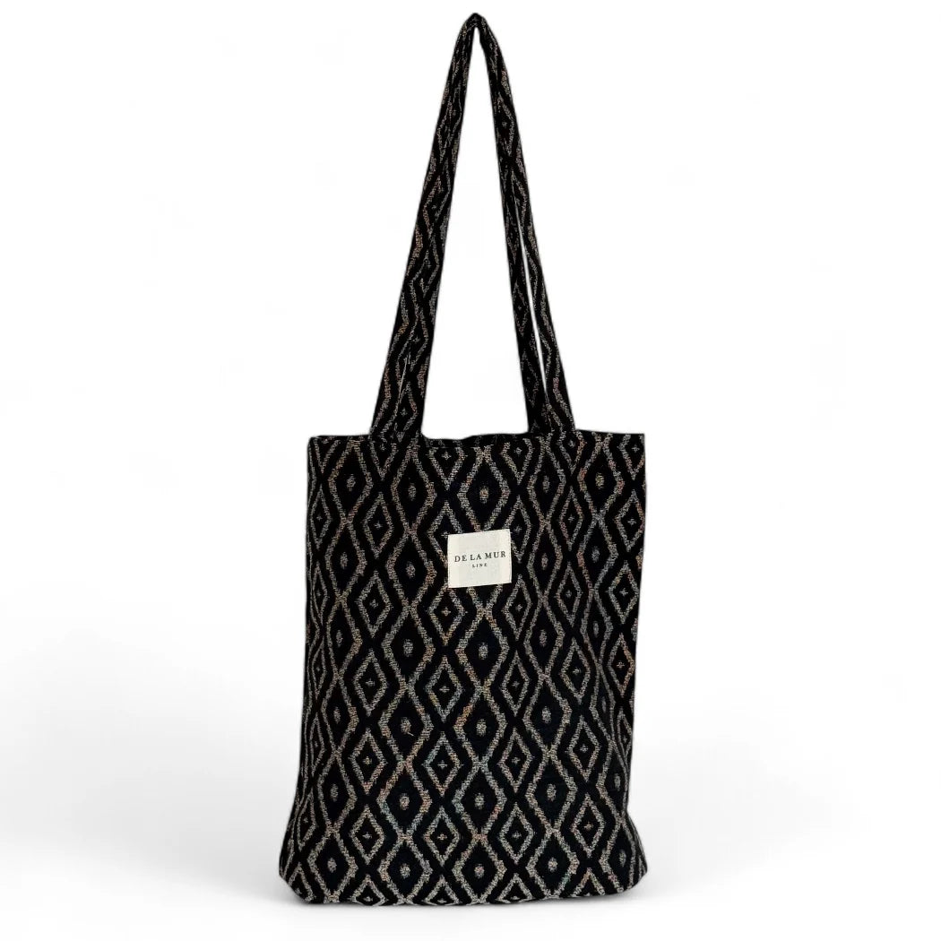 Bolsa Tote de tela Pequeña DeLaMurLine Onix