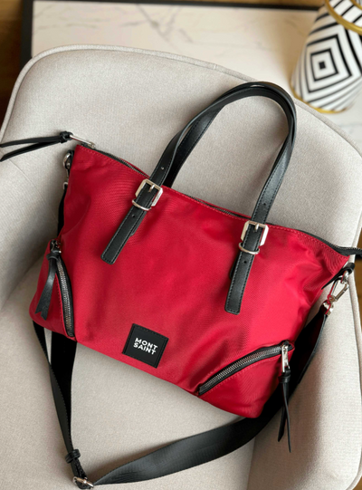 Bolso Shopper con Bandolera Montsaint Scarlet