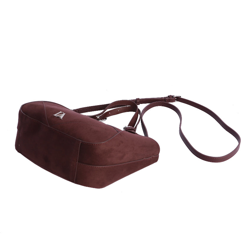 Bolso de mano con Bandolera Don Algodón Urbana Chic Burdeos