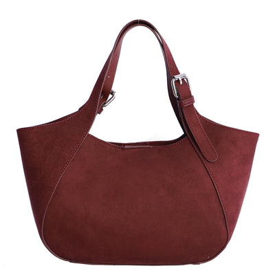 Bolso de mano con Bandolera Don Algodón Urbana Chic Burdeos