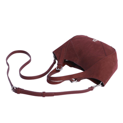 Bolso de mano con Bandolera Don Algodón Urbana Chic Burdeos