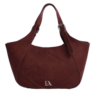 Bolso de mano con Bandolera Don Algodón Urbana Chic Burdeos