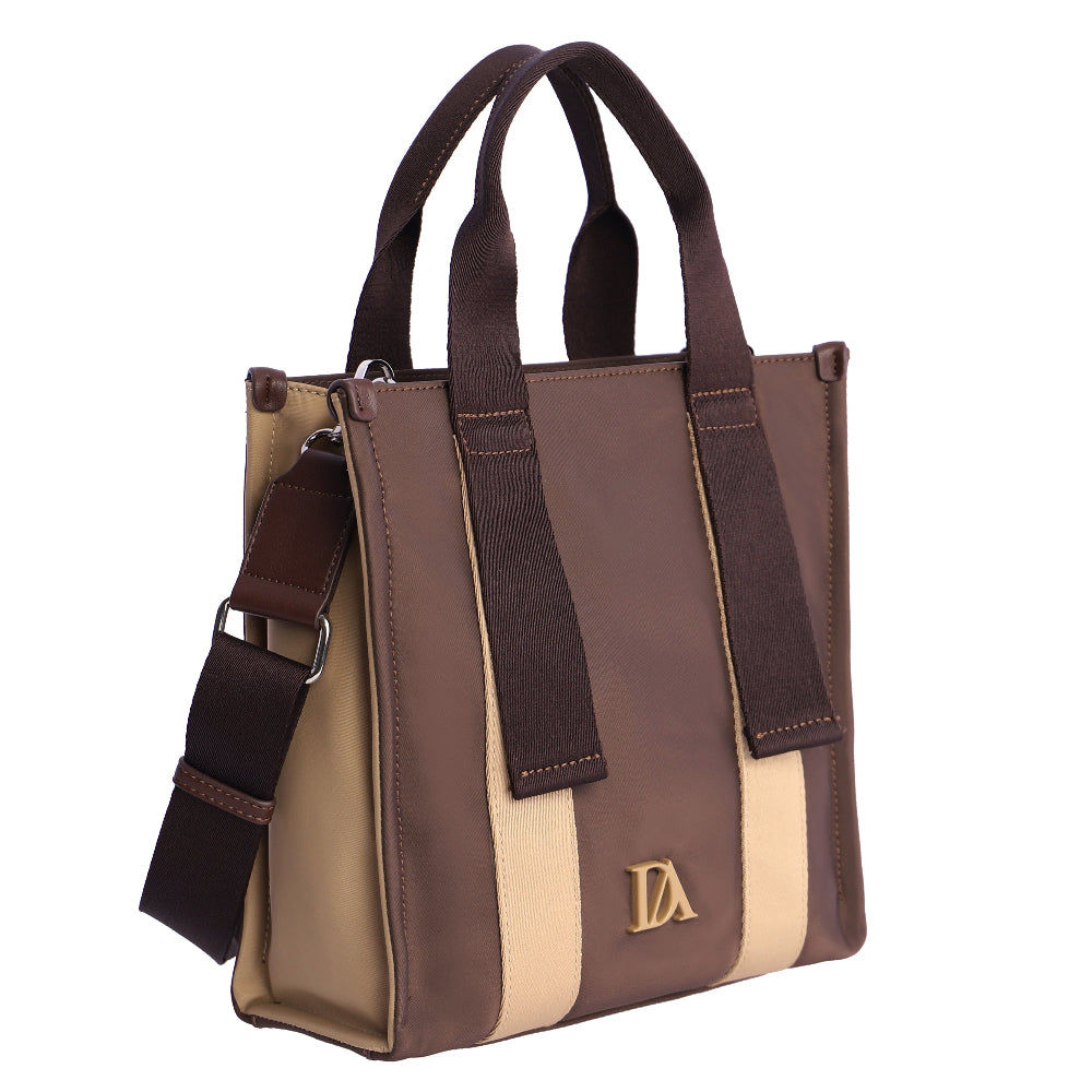 Bolso de mano con Bandolera Don Algodón Esencia Marrón