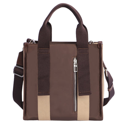 Bolso de mano con Bandolera Don Algodón Esencia Marrón