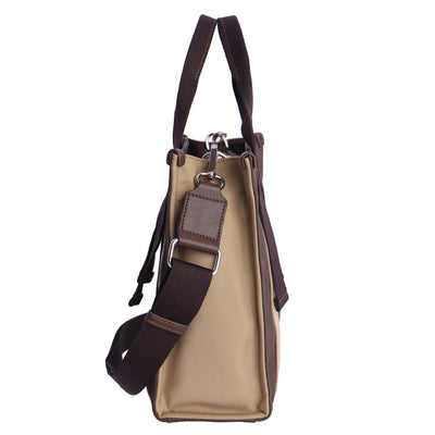 Bolso de mano con Bandolera Don Algodón Esencia Marrón