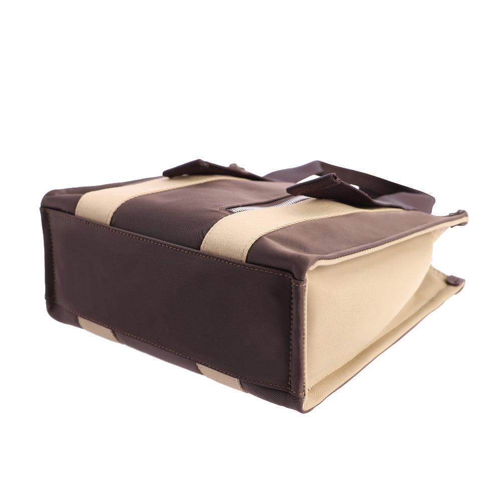 Bolso de mano con Bandolera Don Algodón Esencia Marrón