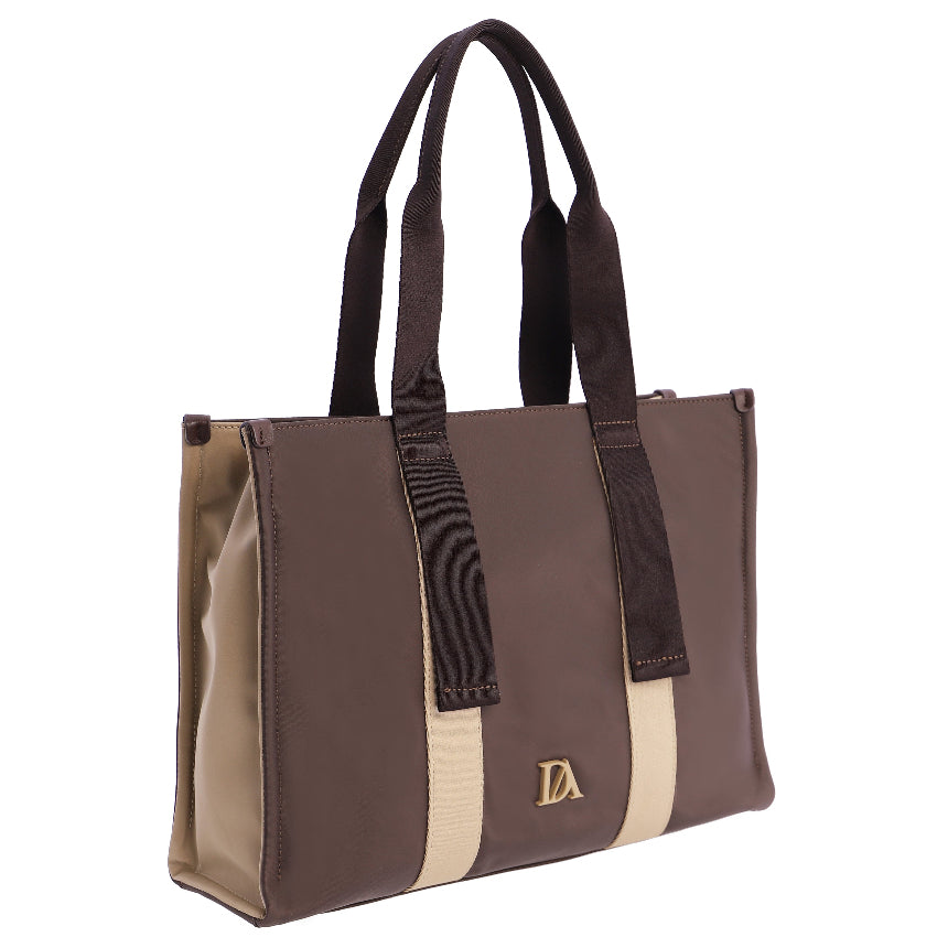 Bolso Shopper Don Algodón Esencia Marrón