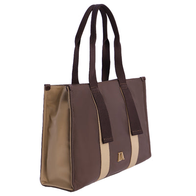 Bolso Shopper Don Algodón Esencia Marrón