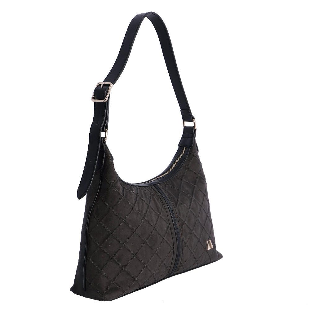 Bolso de Hombro bandolera Don Algodón Suede Negro