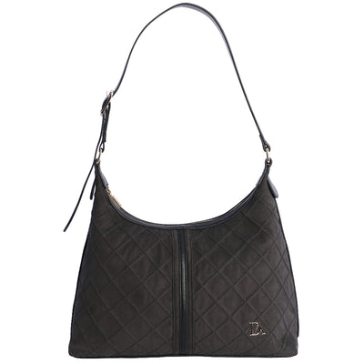 Bolso de Hombro bandolera Don Algodón Suede Negro