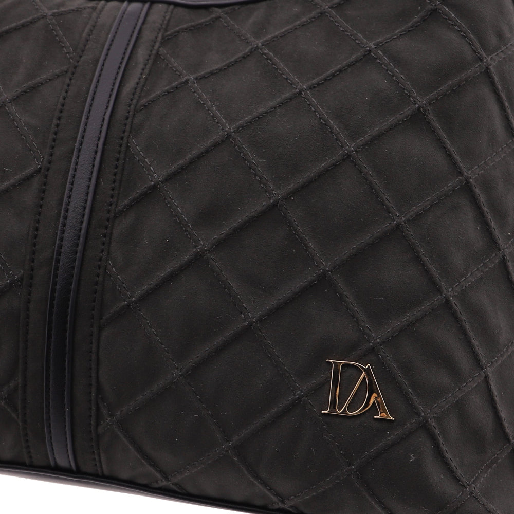 Bolso de Hombro bandolera Don Algodón Suede Negro