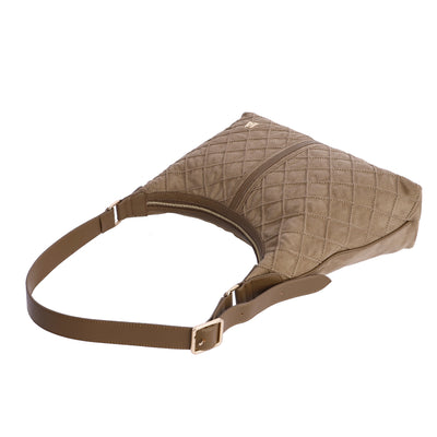 Bolso de Hombro bandolera Don Algodón Suede Taupe