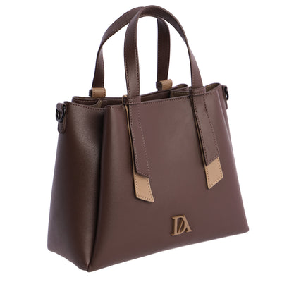 Bolso de Mano Bandolera Don Algodón Noir Marrón